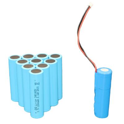 baterias de íon de lítio INR18650 2200 mah 3.6V 3.7V 7.4V 11.1V 14.8V lanterna LED 12V bateria de lítio